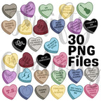 TS Eras Conversation Heart PNG 30 Individual Transparent Files