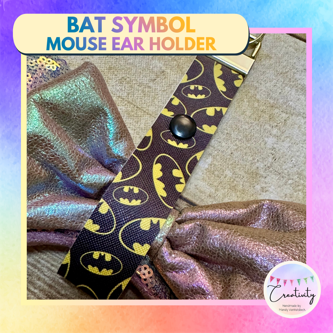 Mouse Ear Holder: Bat Symbol