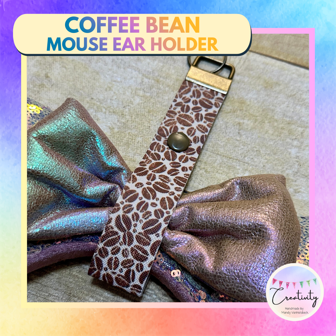 Mouse Ear Holder: Coffee Bean