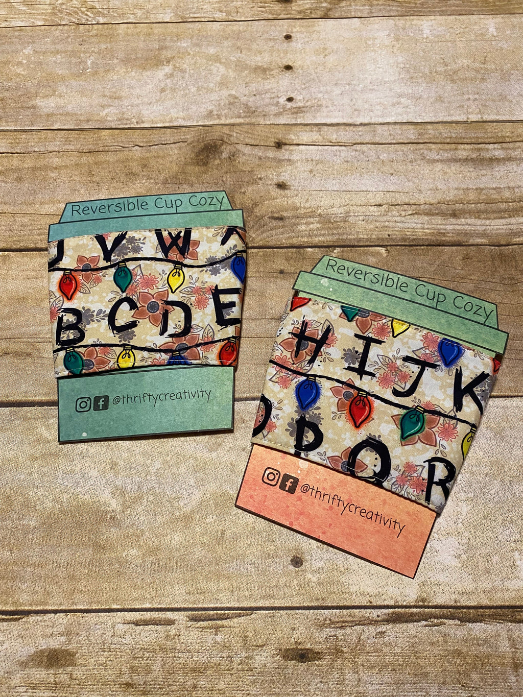 Stranger Things Reversible Coffee Cup Cozy