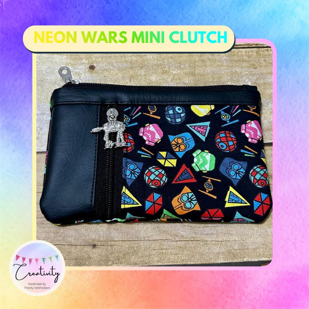 Neon Wars Mini Clutch