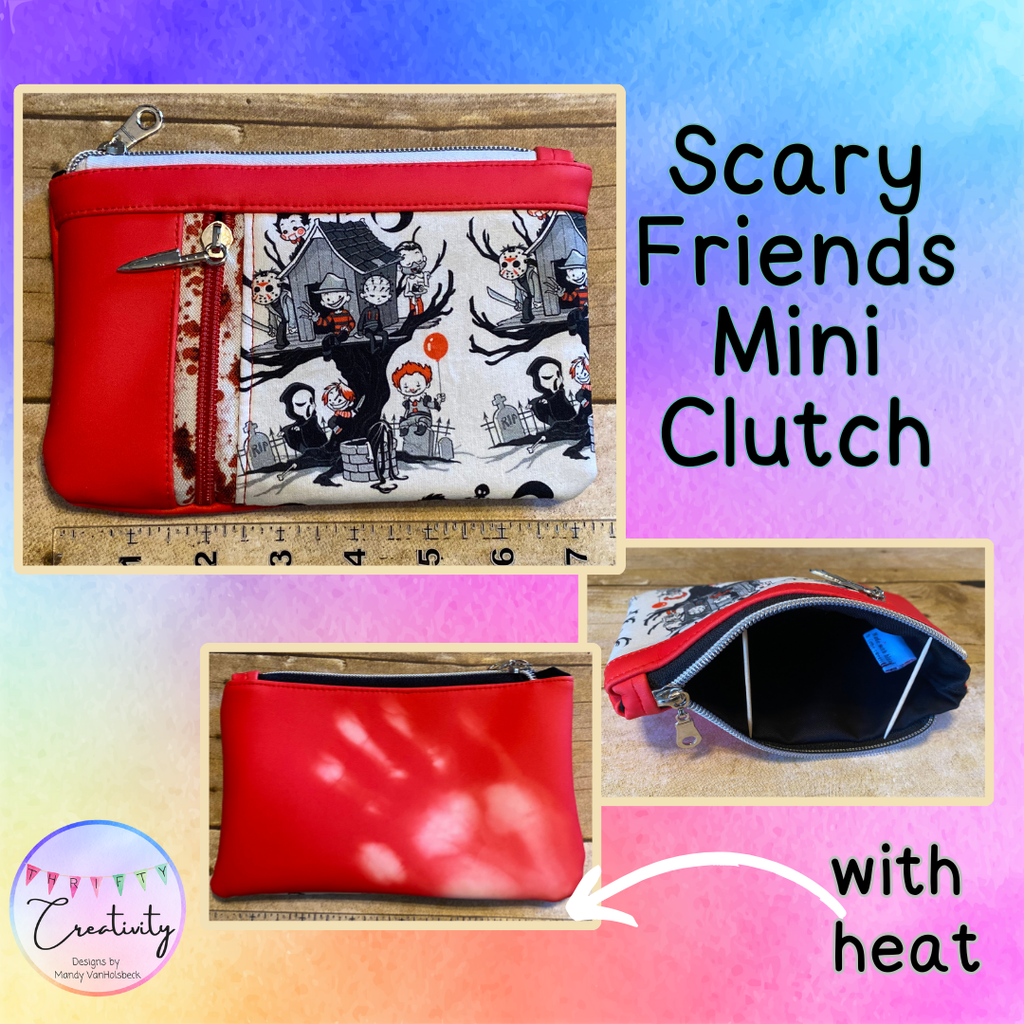 Scary Friends Mini Clutch