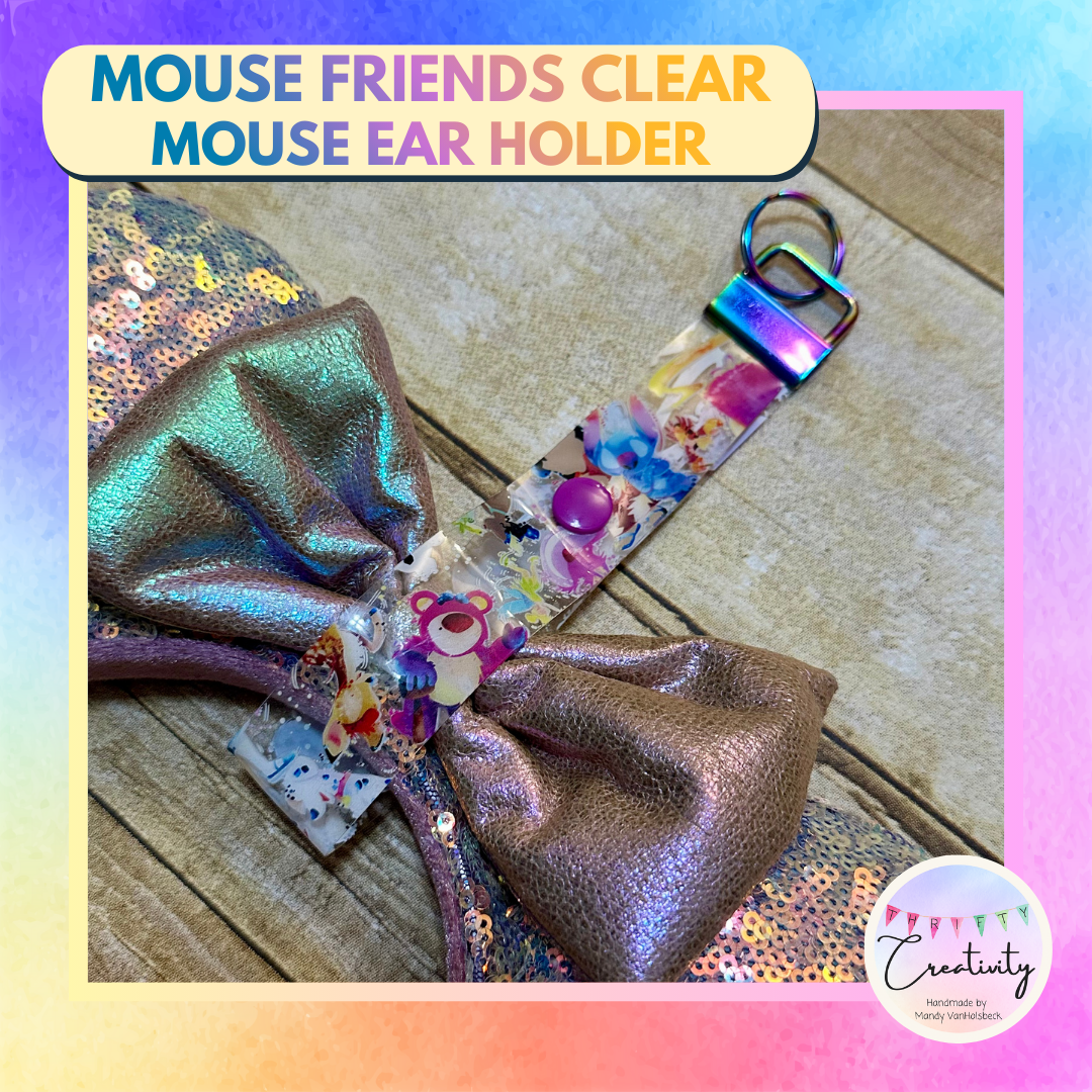 Mouse Ear Holder: Mouse Friends Clear
