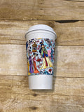 Mulan Reversible Coffee Cup Cozy