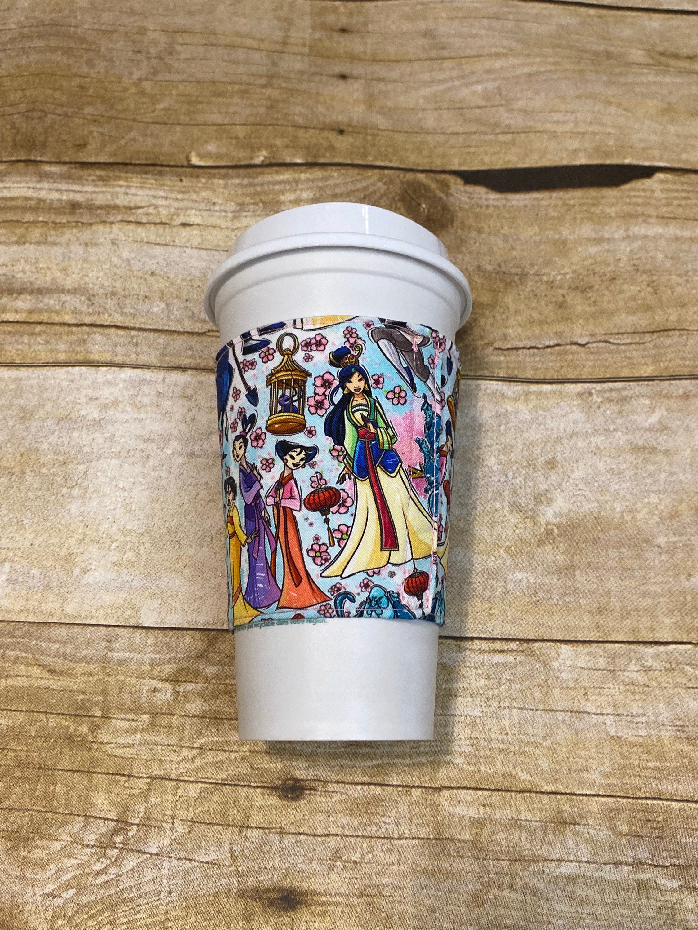 Mulan Reversible Coffee Cup Cozy
