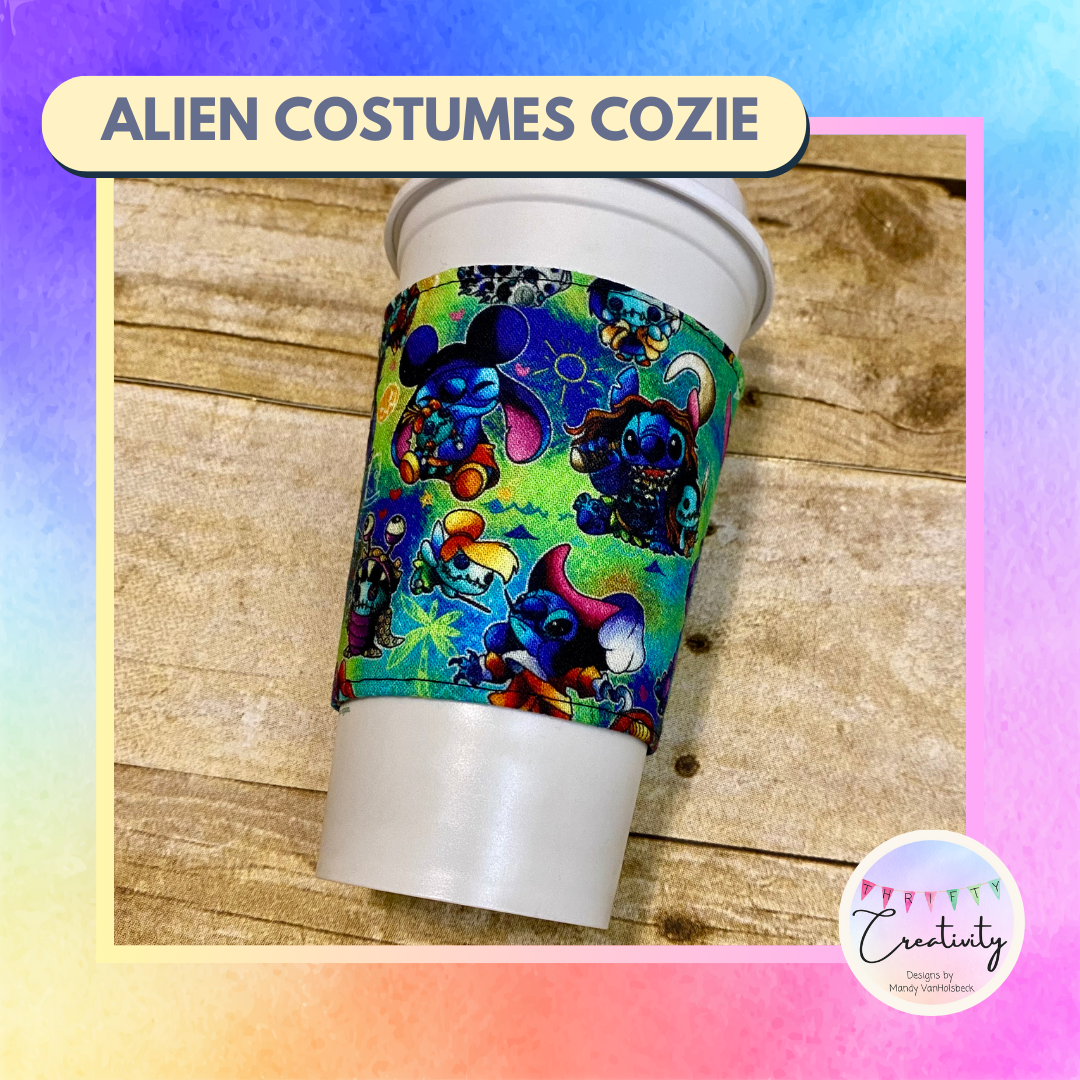 Alien Costumes Reversible Coffee Cup Cozy
