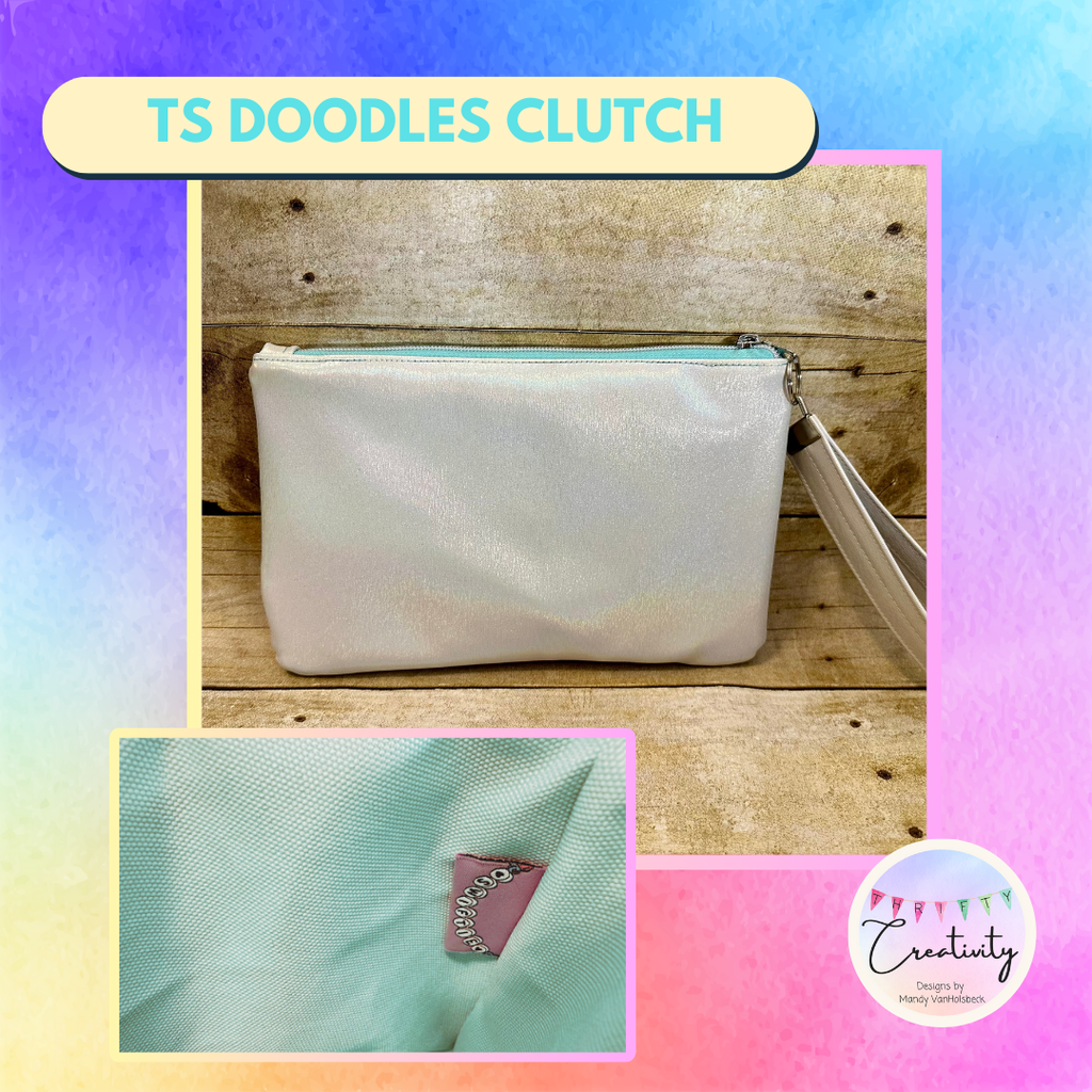 TS Doodles Clutch