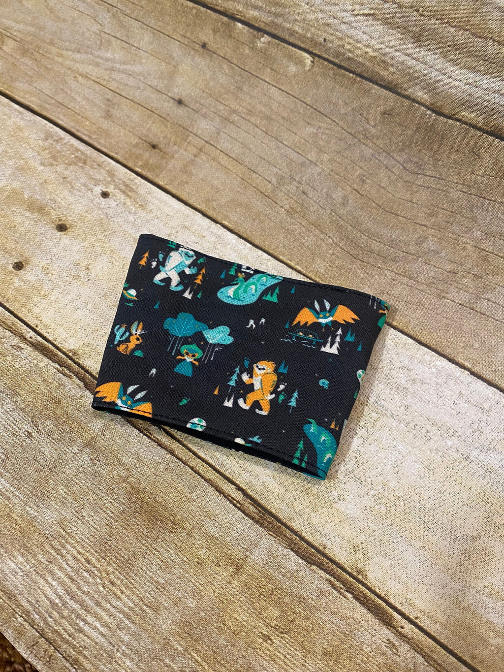 Cryptid Reversible Coffee Cup Cozy