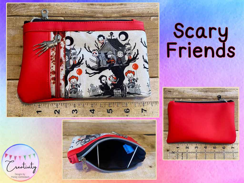 Scary Friends Mini Clutch
