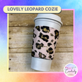 Lovely Leopard Reversible Coffee Cup Cozy