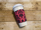 Spooky Pink Mansion Reversible Coffee Cup Cozy