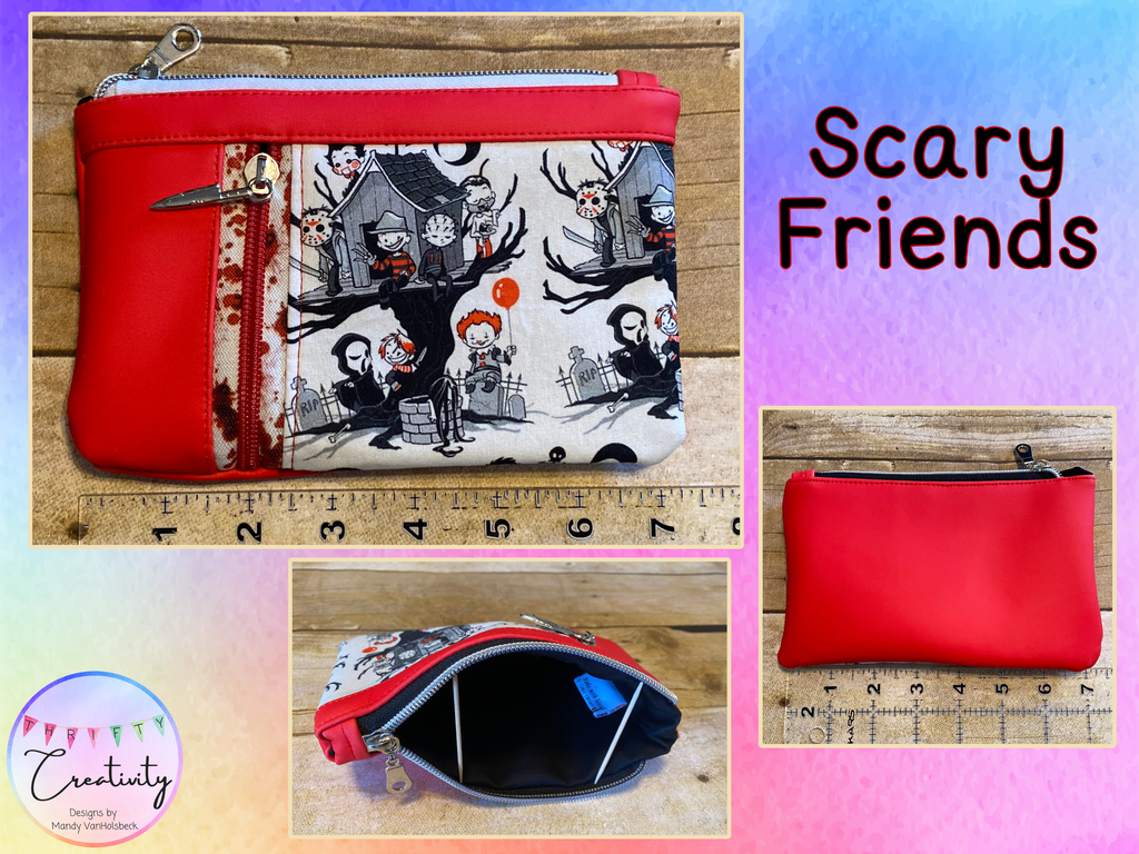 Scary Friends Mini Clutch