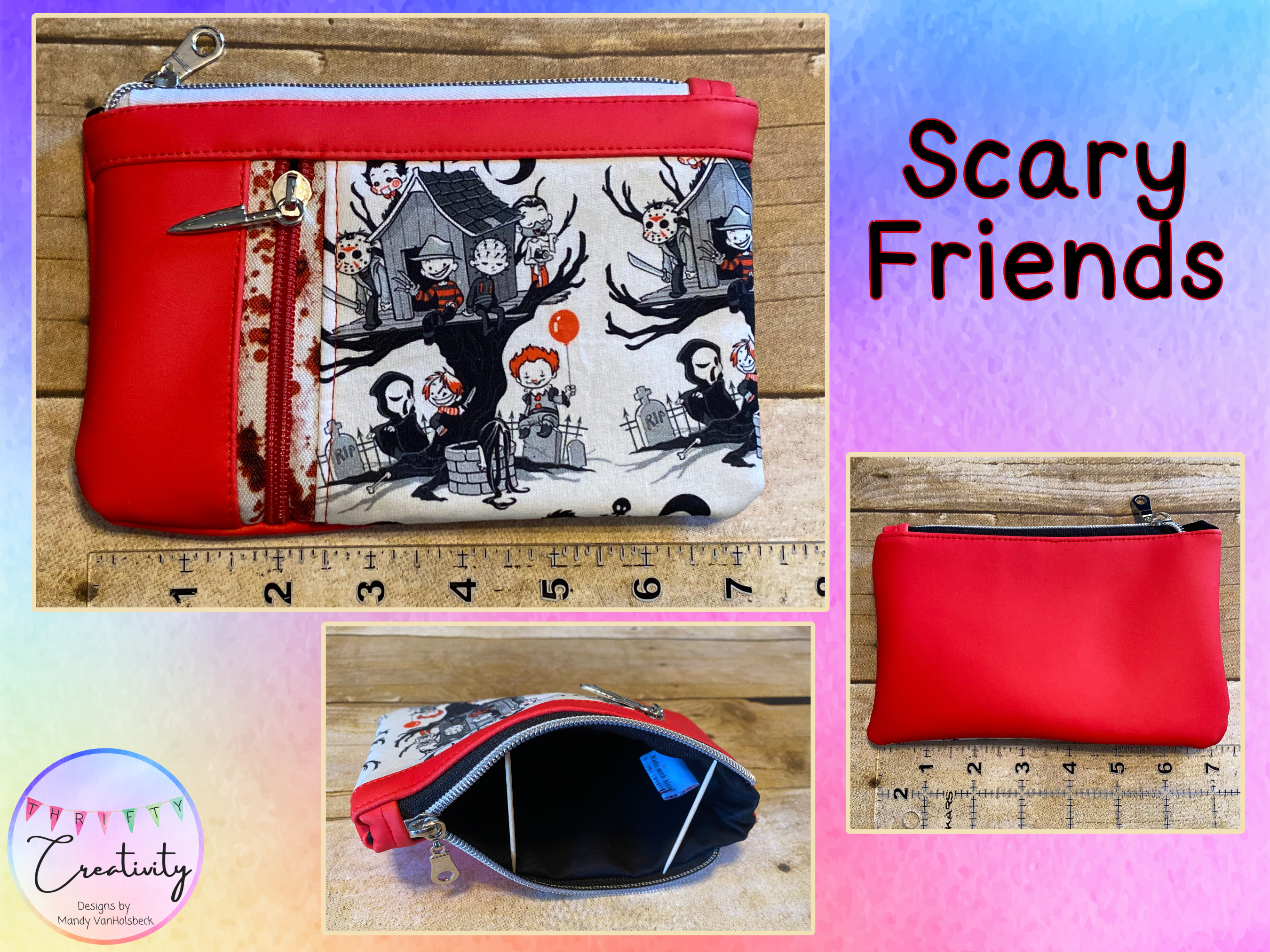 Scary Friends Mini Clutch