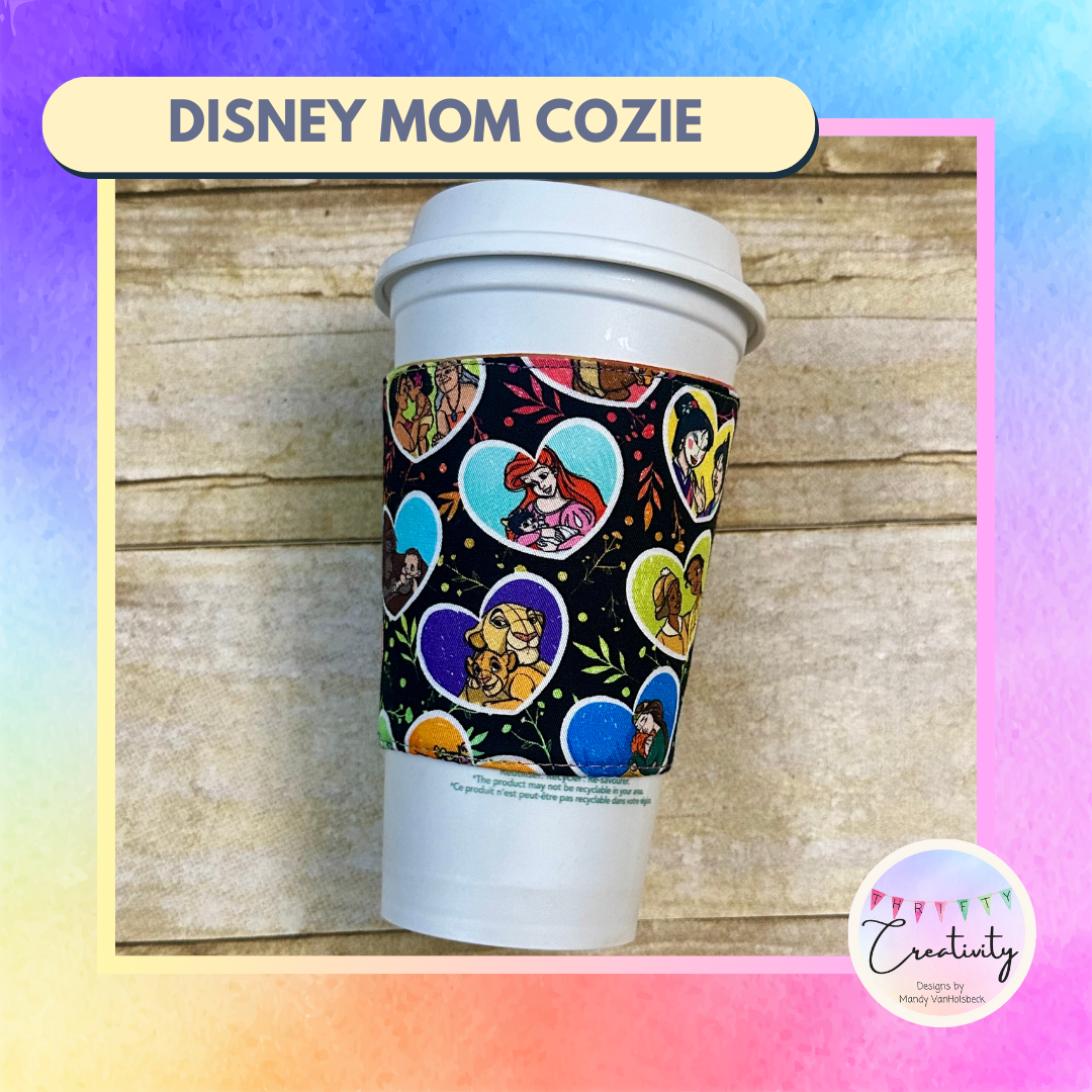 Disney Mom Reversible Coffee Cup Cozy