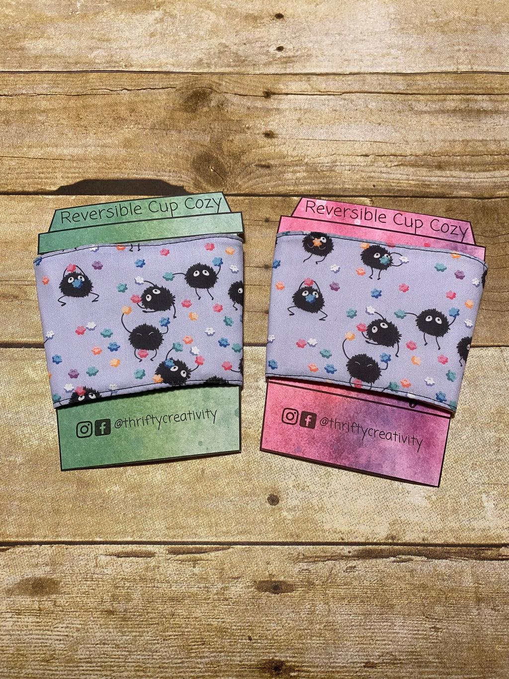 Soot Reversible Coffee Cup Cozy