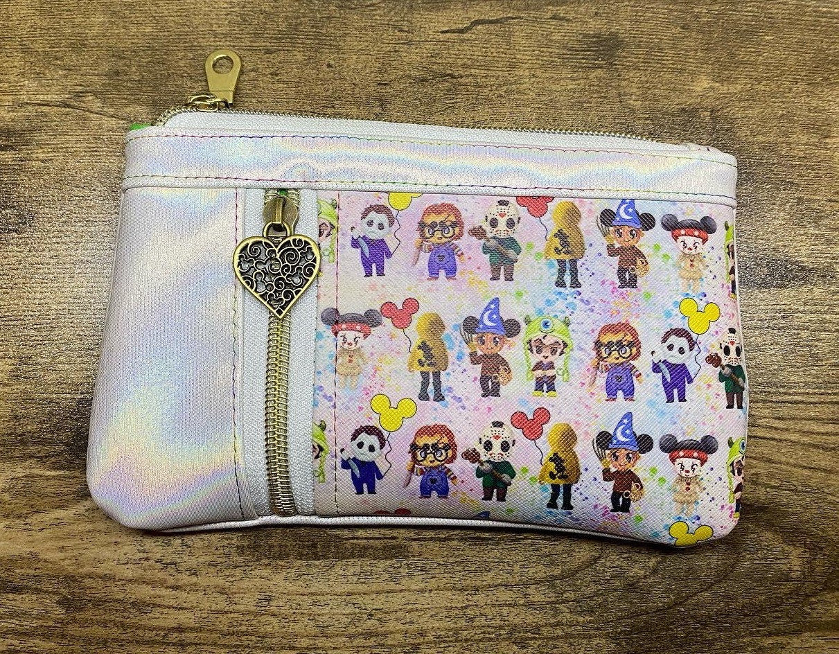 Horror Disney Vacation Mini Clutch