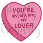 Swiftie Conversation Heart PNG 18 Individual Transparent Files