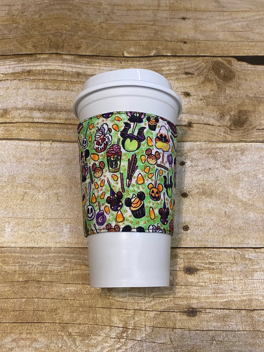 Spooky Snacks Reversible Coffee Cup Cozy