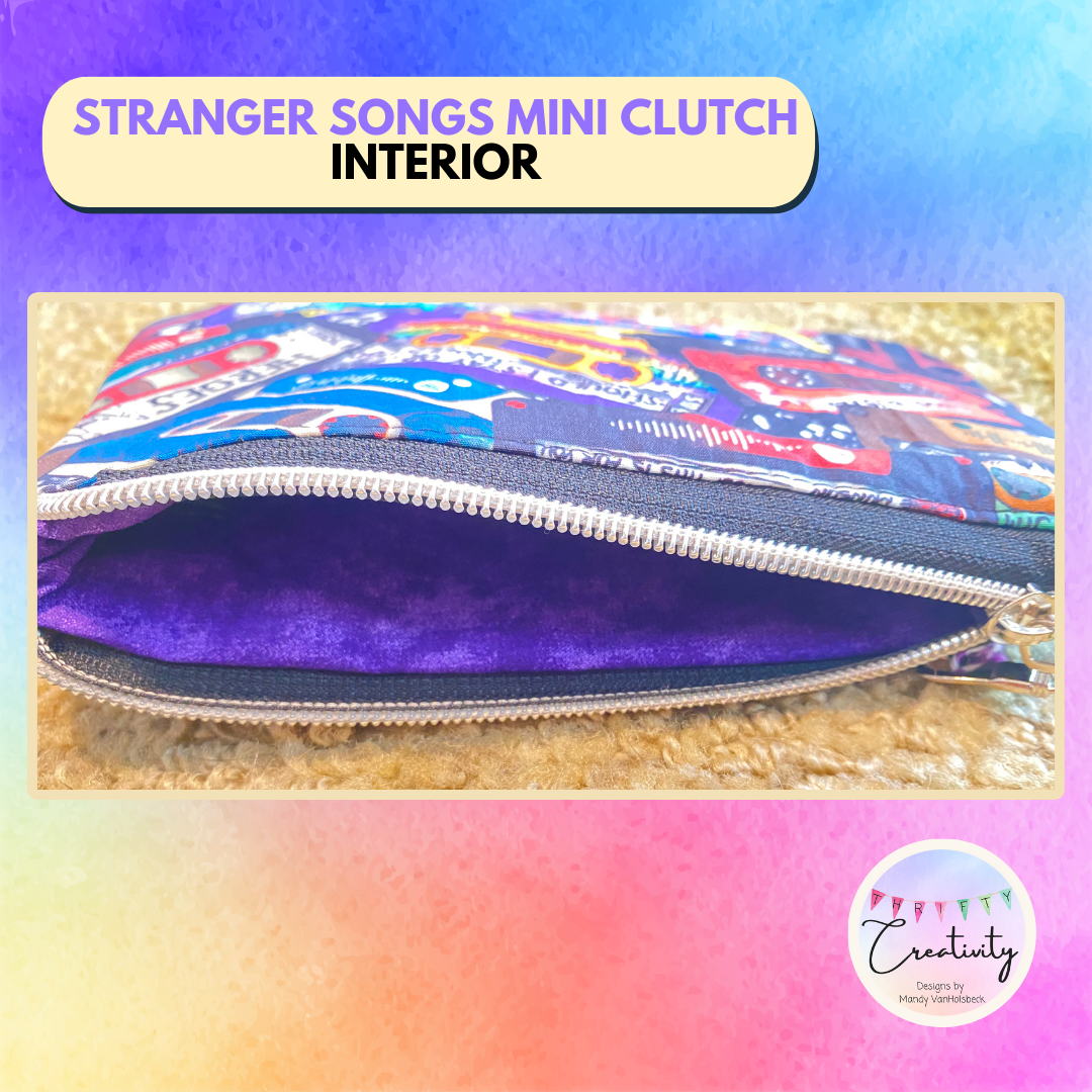 Stranger Songs Mini Clutch