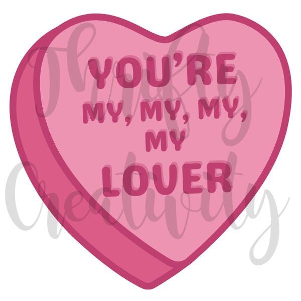 TS Eras Conversation Heart PNG 30 Individual Transparent Files