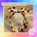 Pumpkin Square Headband