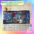Beauty and the Beast Zipper Pouch