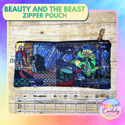 Beauty and the Beast Zipper Pouch