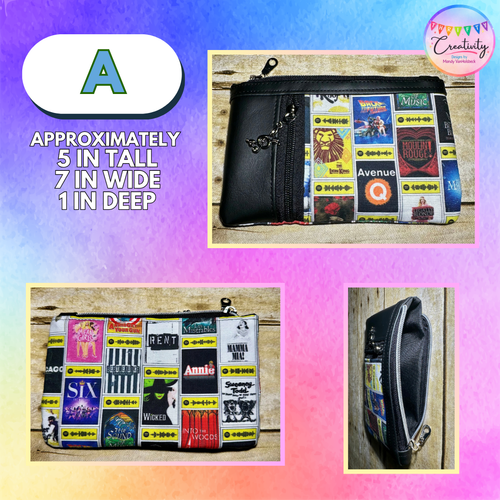 Broadway Mini Zippy Clutch (Scan with Spotify)