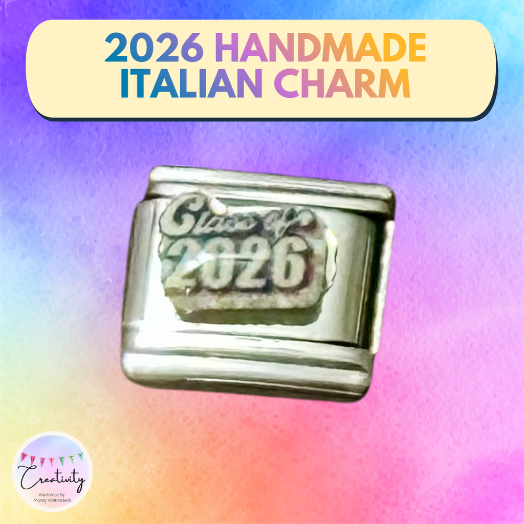 Handmade Italian Charm: Class of 2026