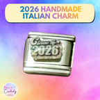 Handmade Italian Charm: Class of 2026