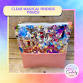 Clear Zipper Pouch Magical Friends (small)