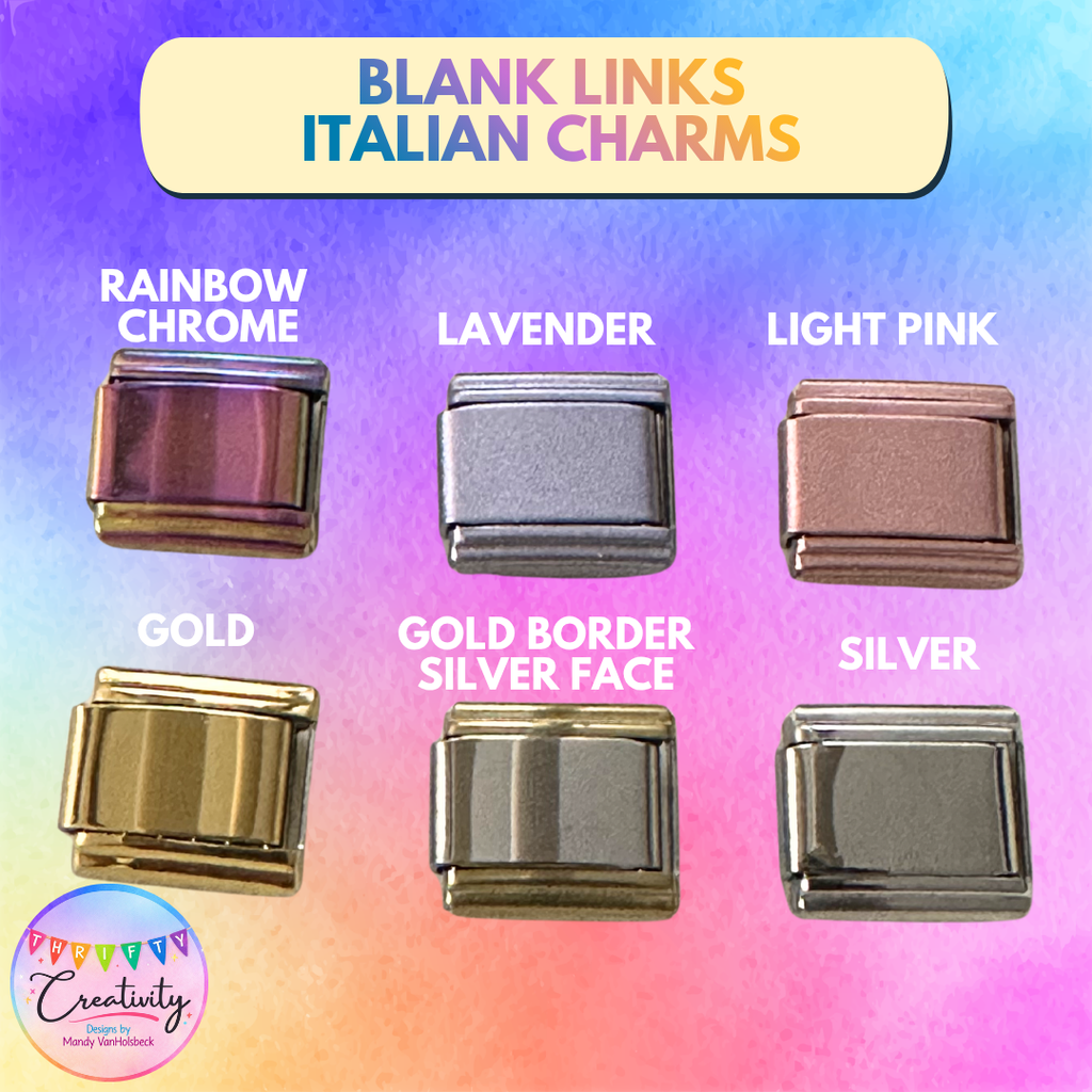 Blank Italian Charms