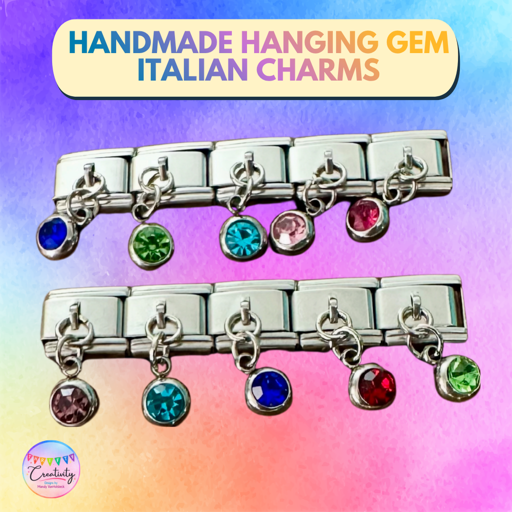 Handmade Italian Charm: Hanging Gem