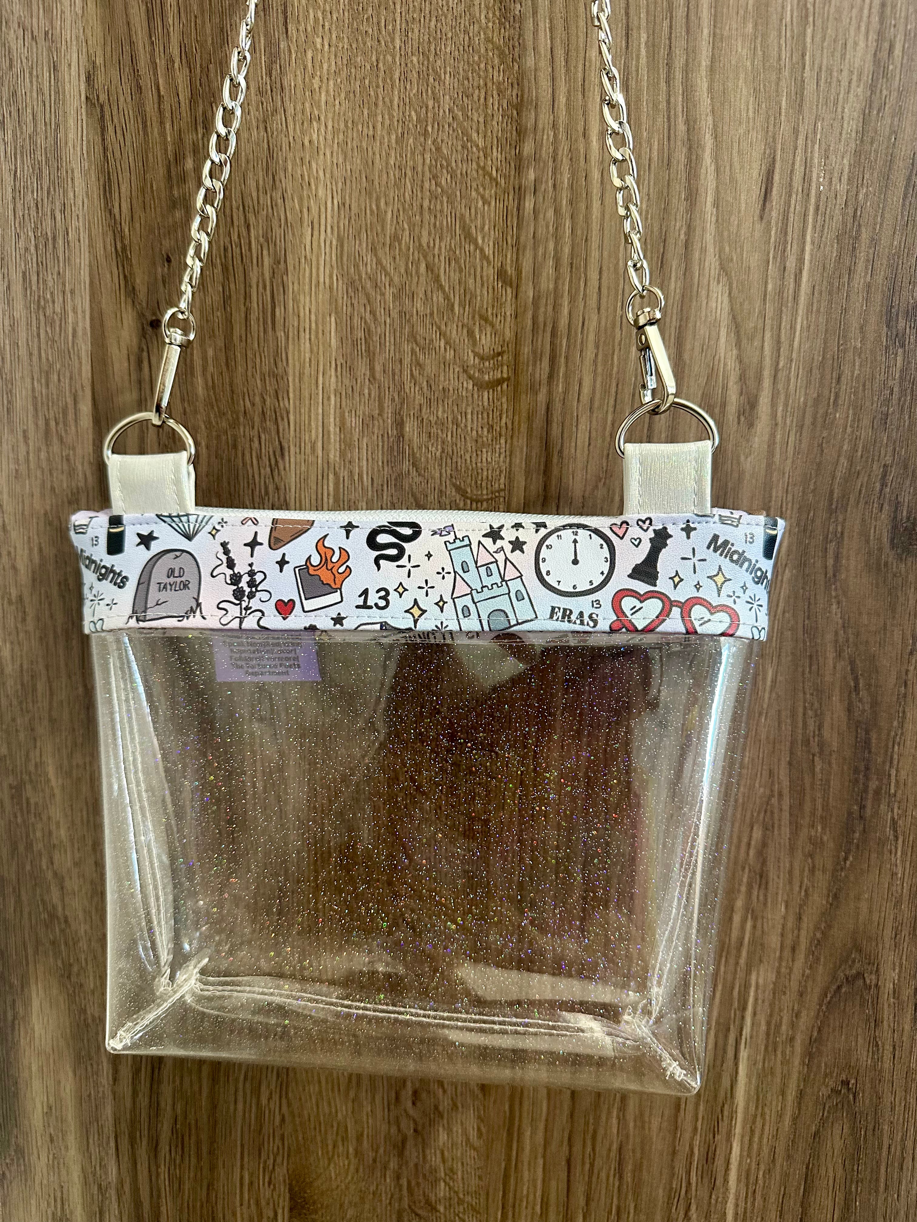 TS Doodles Clear Stadium Bag