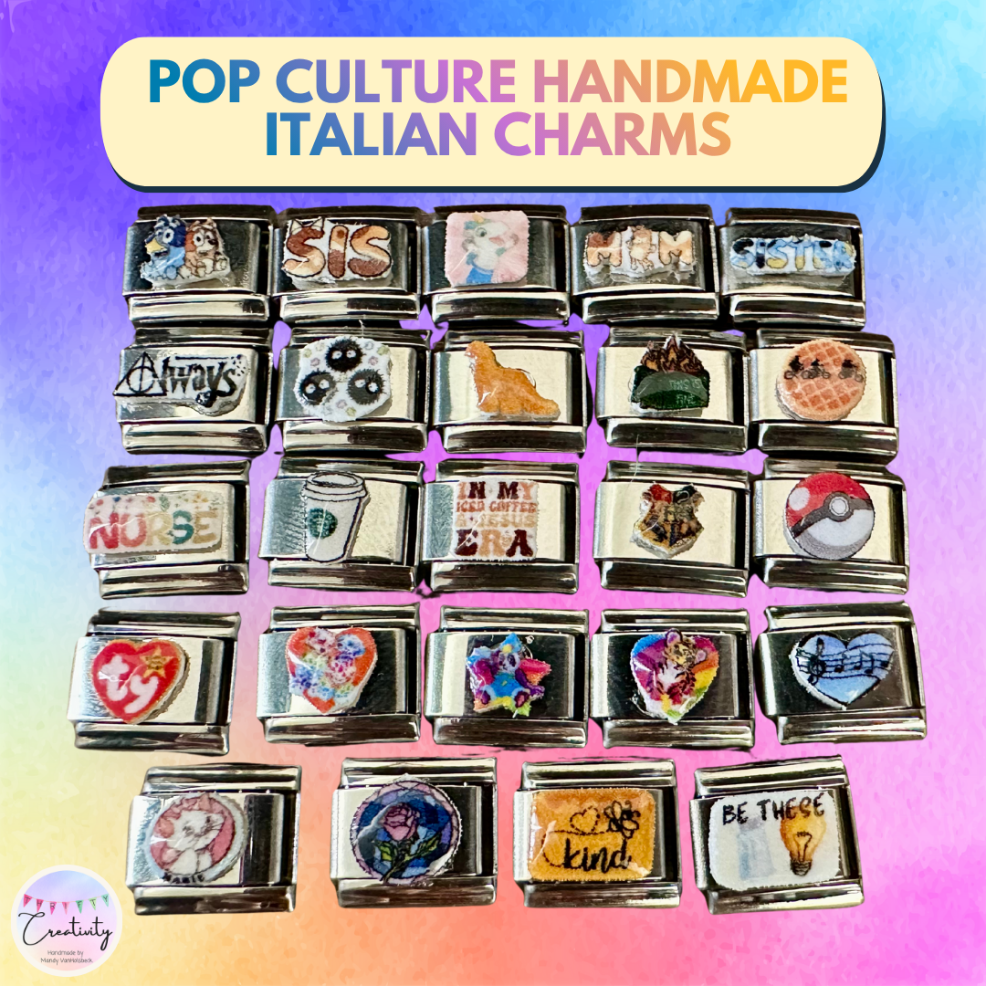 Handmade Italian Charm: Pop Culture