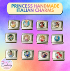 Handmade Italian Charm: Disney Princess