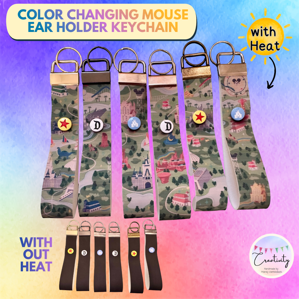 Mouse Ear Holder: Park Map Color Changing