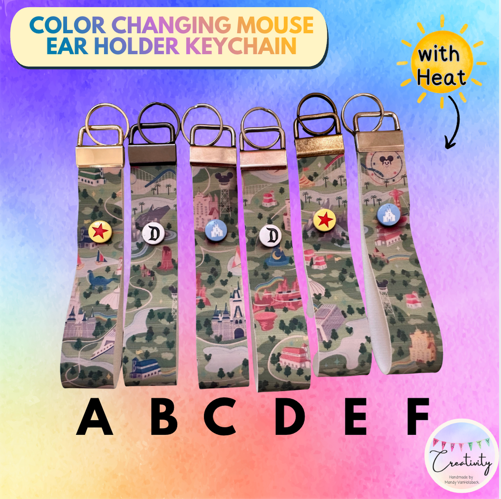 Mouse Ear Holder: Park Map Color Changing