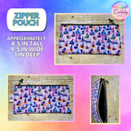 Silhouette Zipper Pouch