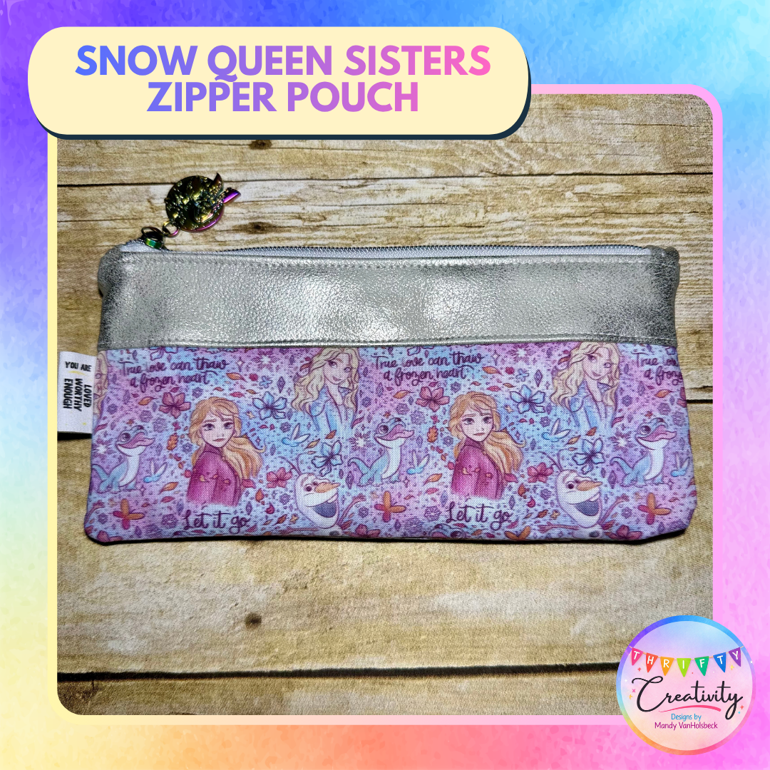 Snow Queen Zipper Pouch