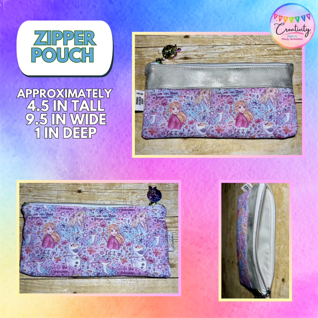 Snow Queen Zipper Pouch