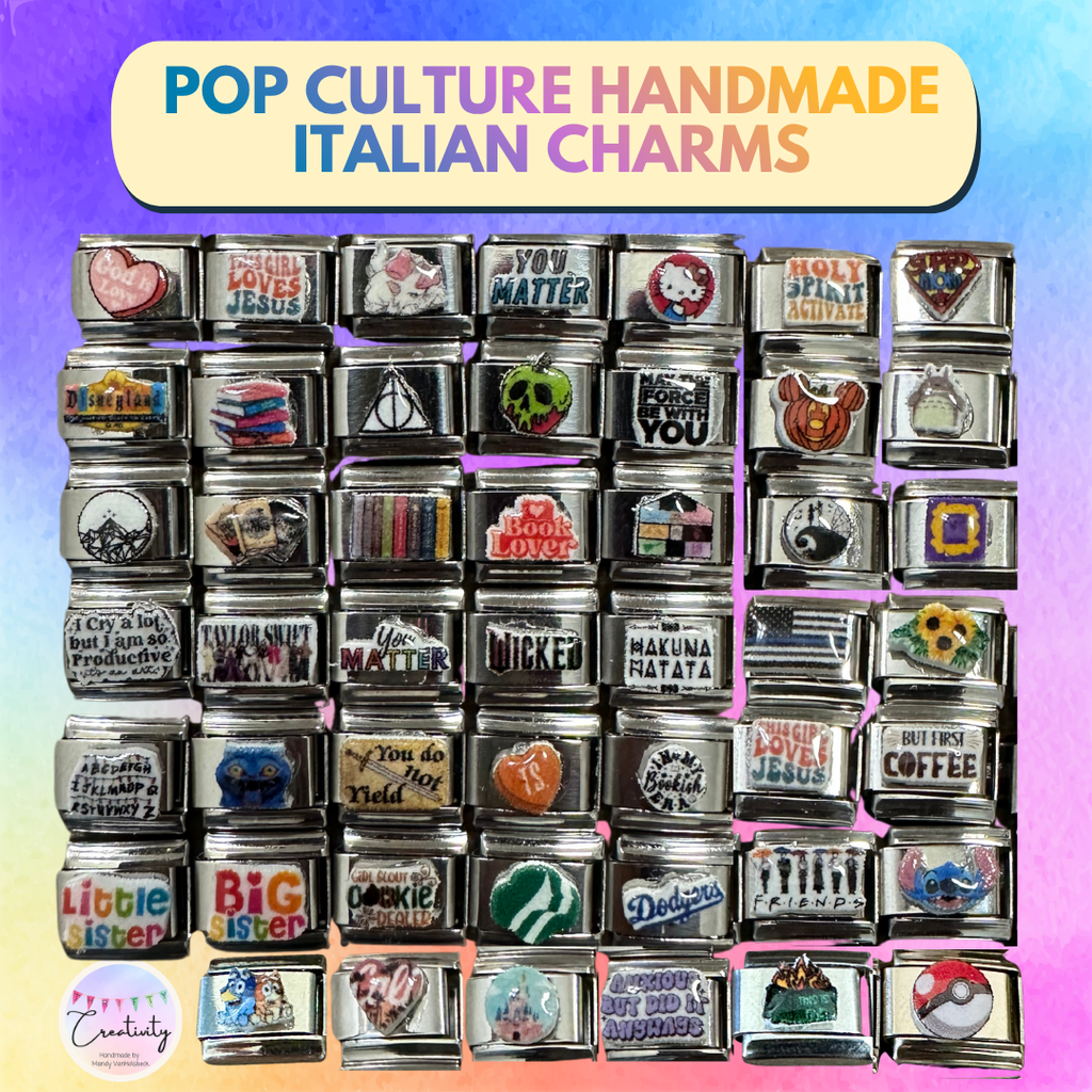 Handmade Italian Charm: Pop Culture