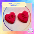 TS All Too Well Handmade Earrings