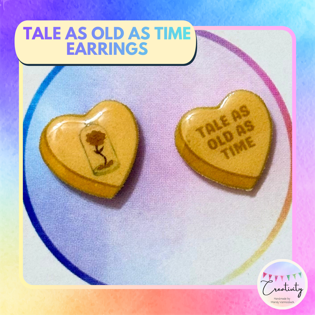 Mouse Parks Earrings: Tale as Old as Time