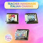 Handmade Italian Charm: Teacher