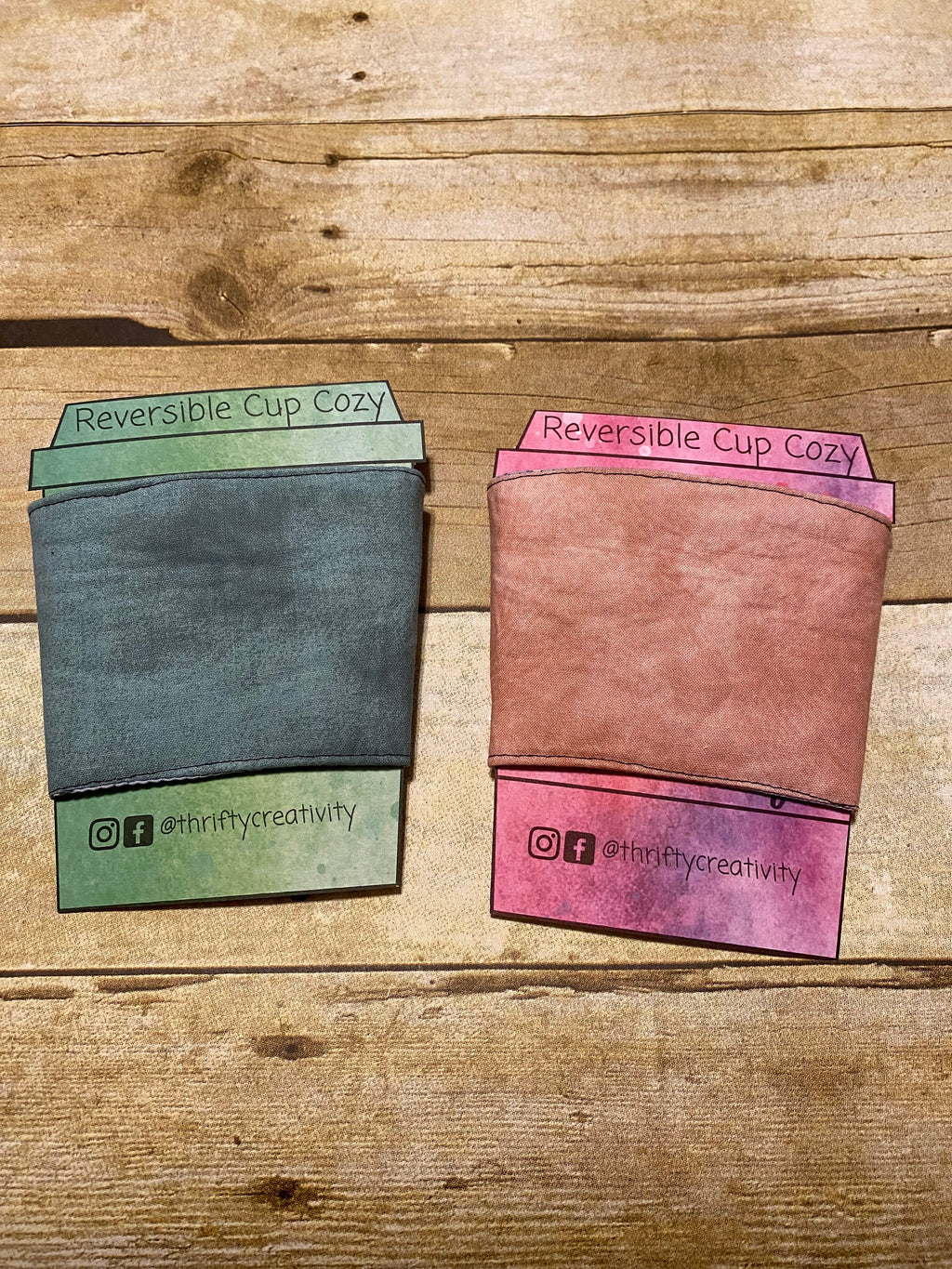 Soot Reversible Coffee Cup Cozy