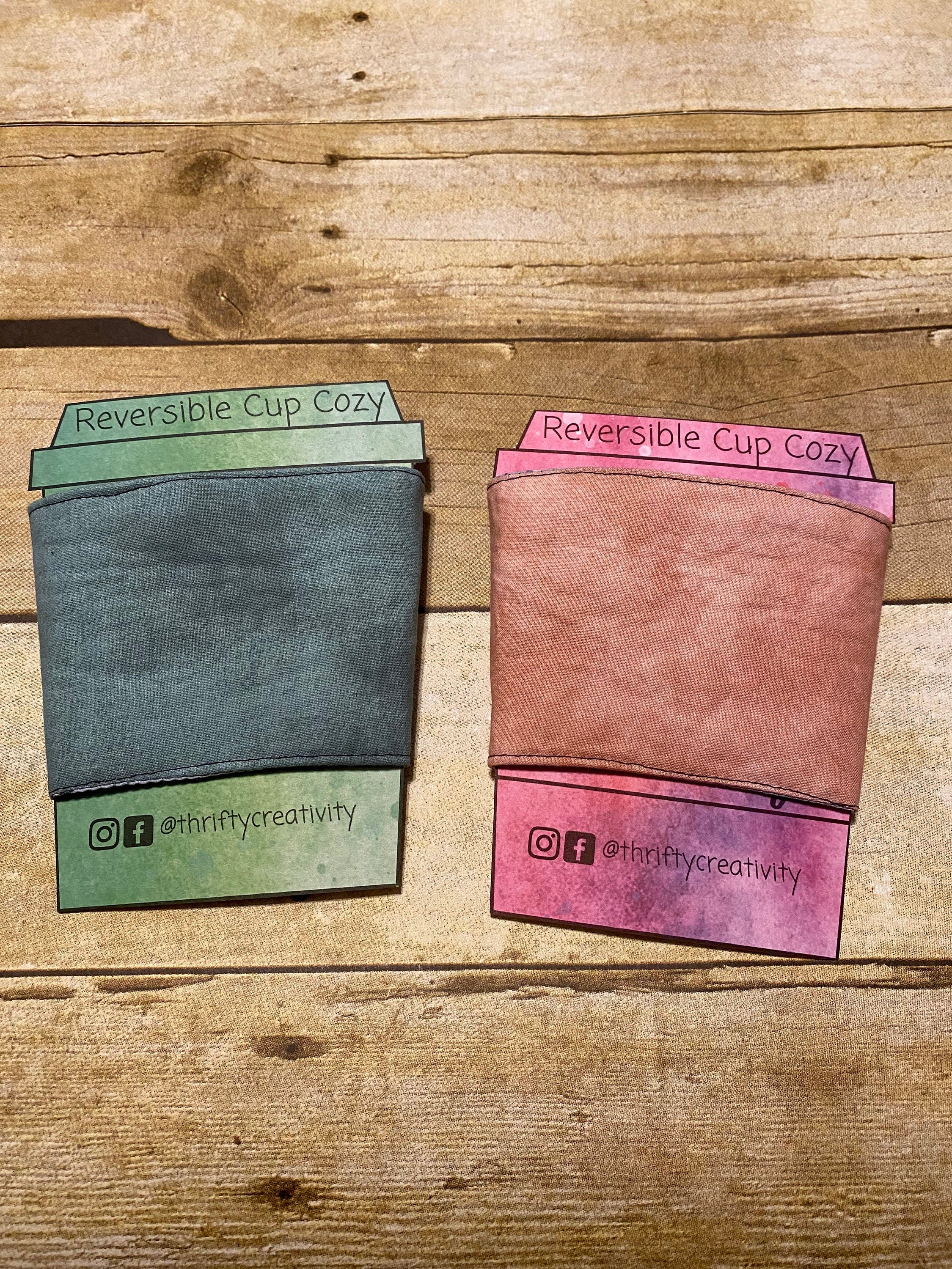 Soot Reversible Coffee Cup Cozy