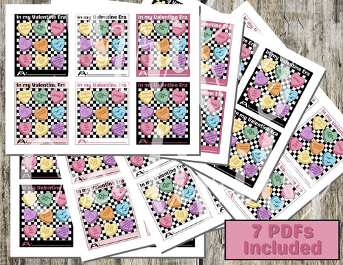 Conversation Heart TS Lyric Valentine Card PDF Printable File