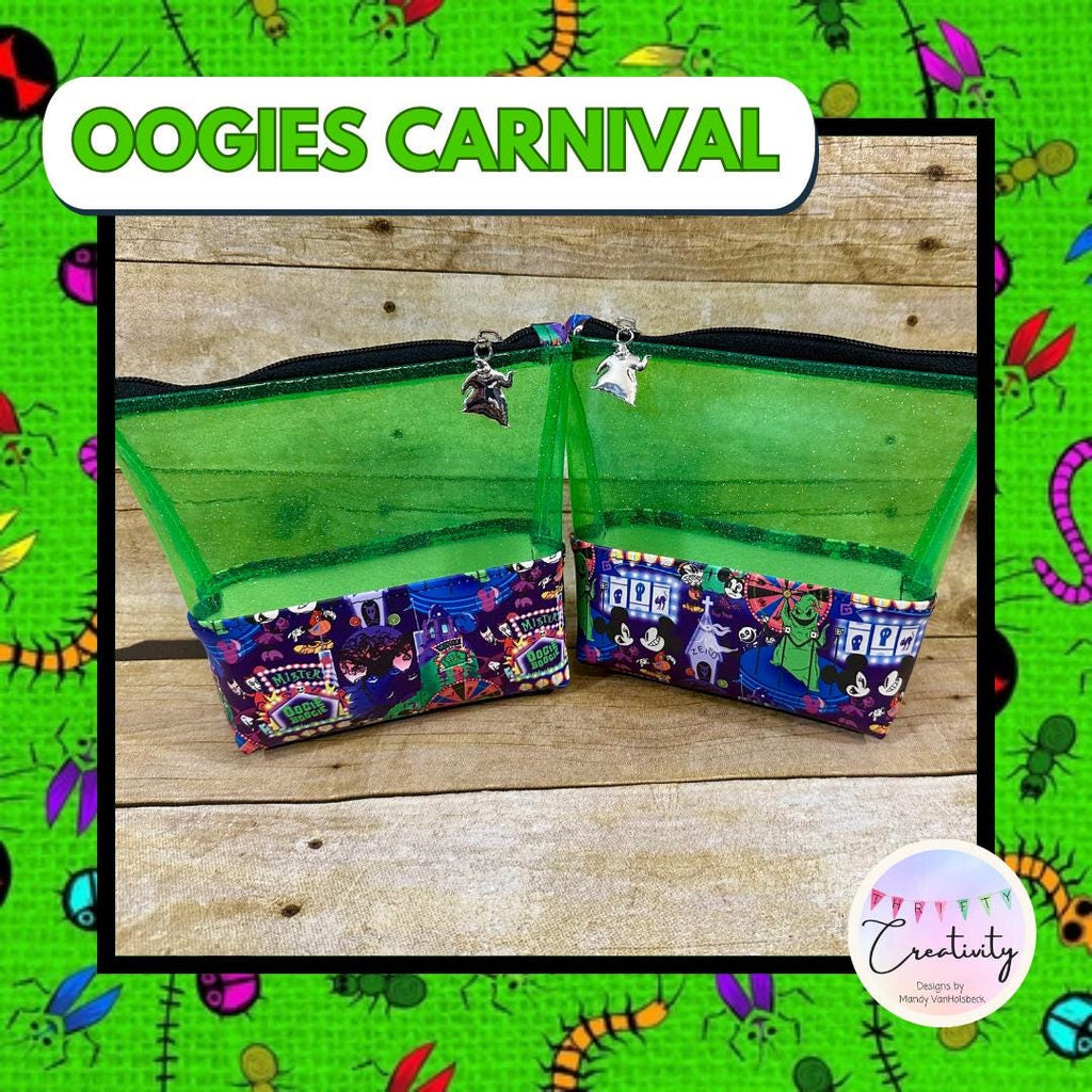 Oogie Boogie Carnival Transparent Glitter Bag