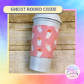 Ghost Rodeo Reversible Coffee Cup Cozy
